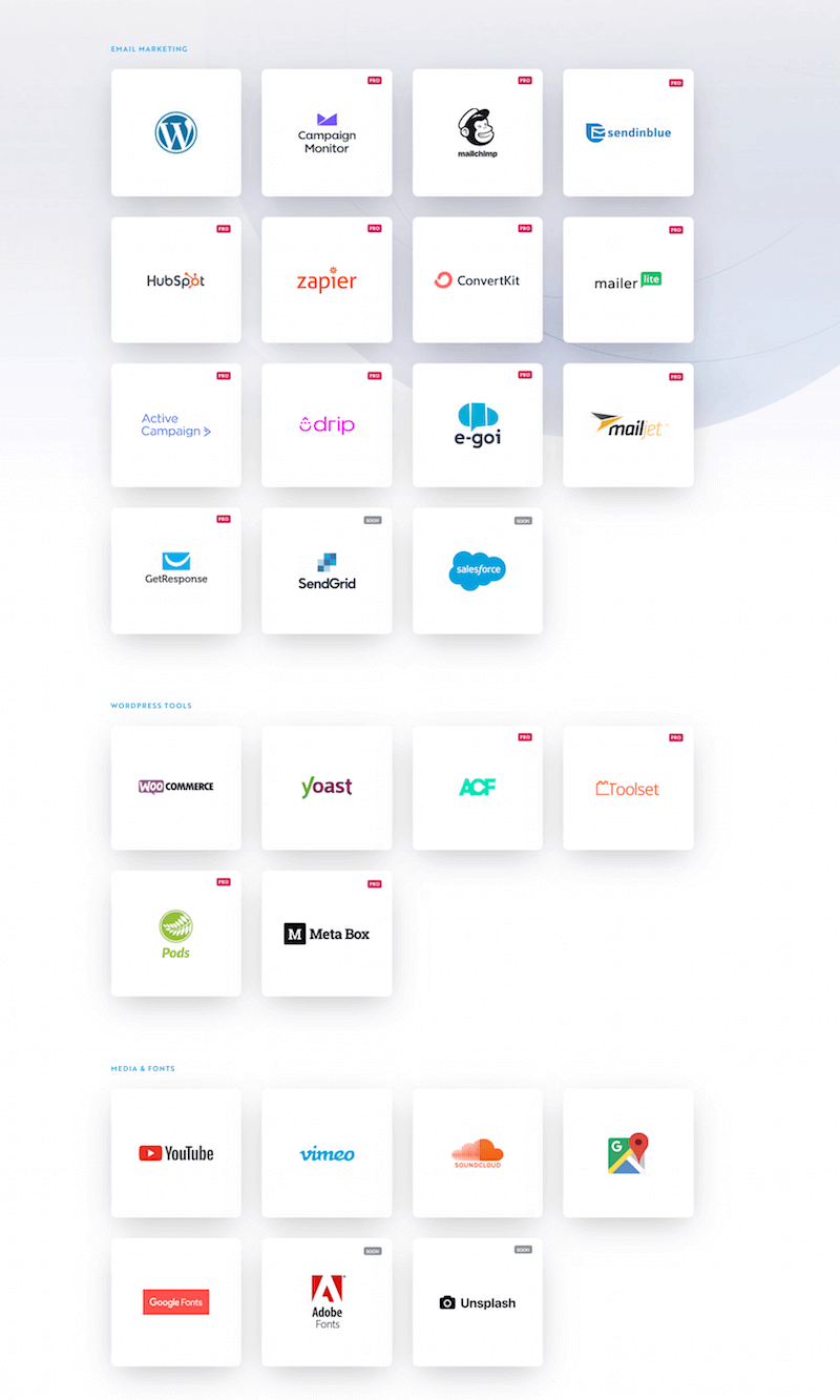 Marketing Features Brizy Start Creating Your Website For Free
