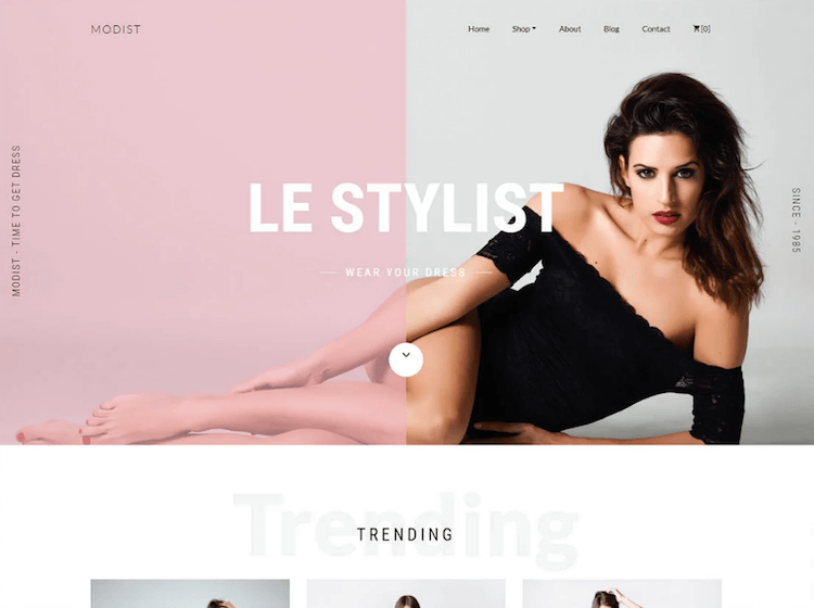 Modist Template Modist eCommerce Template