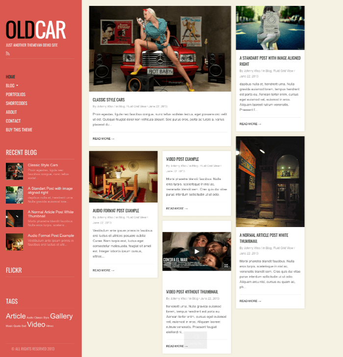 Old car Theme OldCar Theme
