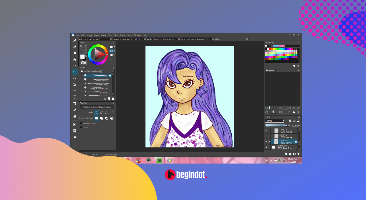 How to Use Paint Tool Sai to Create Artistic Images 2022 | Begindot