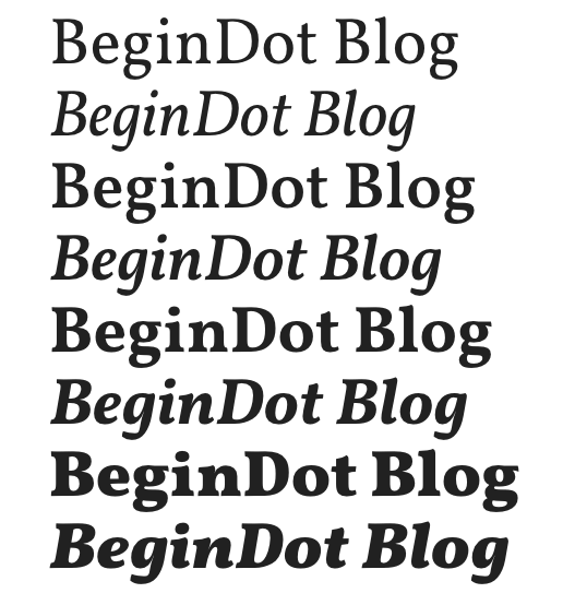 Vollkorn Font Vollkorn Font