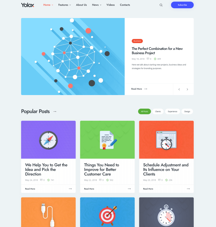 Yolox Theme Yolox Theme