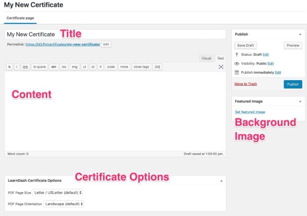 LearnDash Certificates