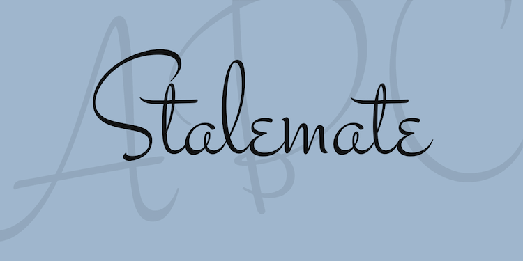 Stalemate Font Stalemate Font