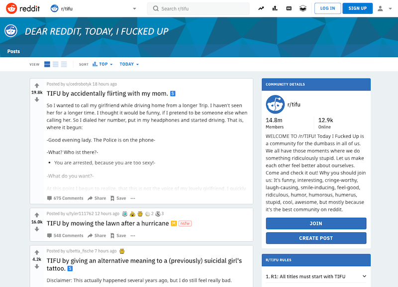 TIFU TIFU