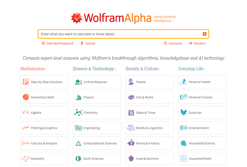 Wolfram Alpha