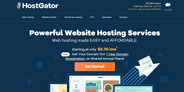 المواقع HostGator