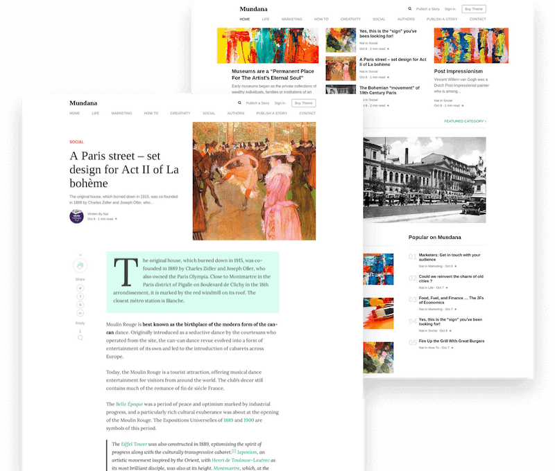 Mundana Theme Mundana Theme