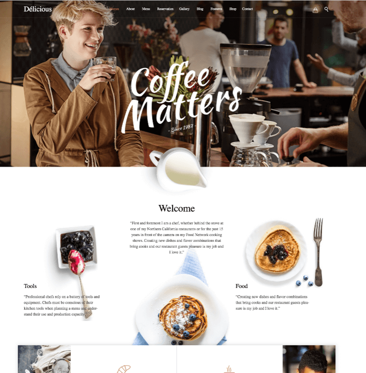 Restaurant Cafe Theme