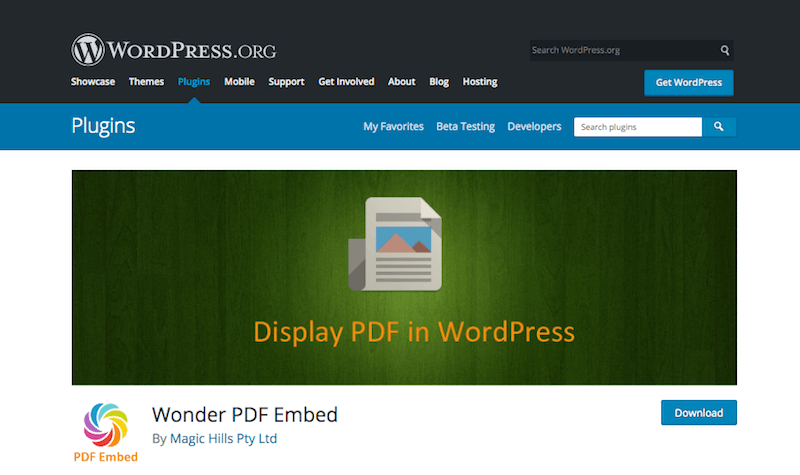 Wonder PDF Embed Wonder PDF Embed