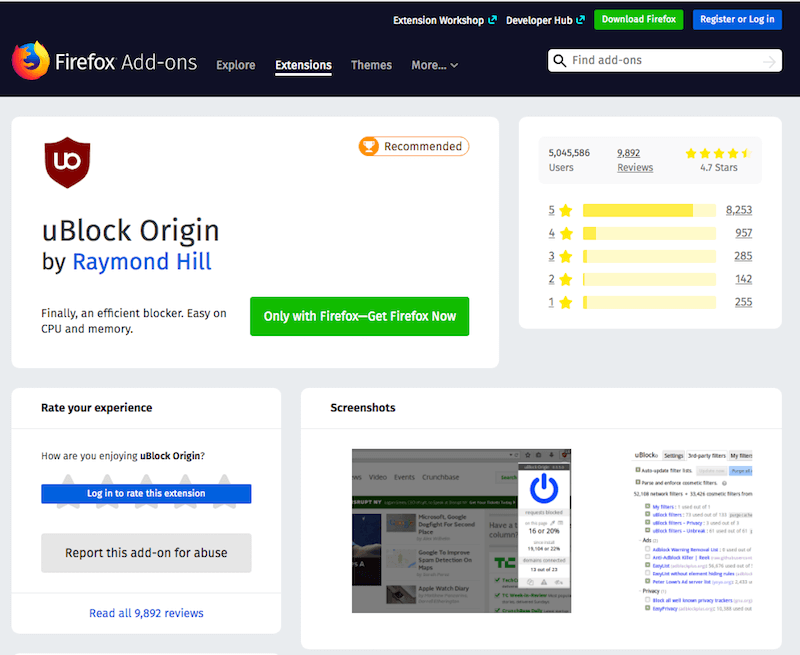 uBlock Origin uBlock Origin
