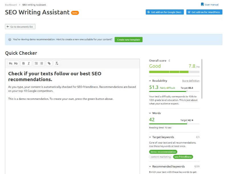 SEMrush SEO content editor SEMrush-SEO-content-editor