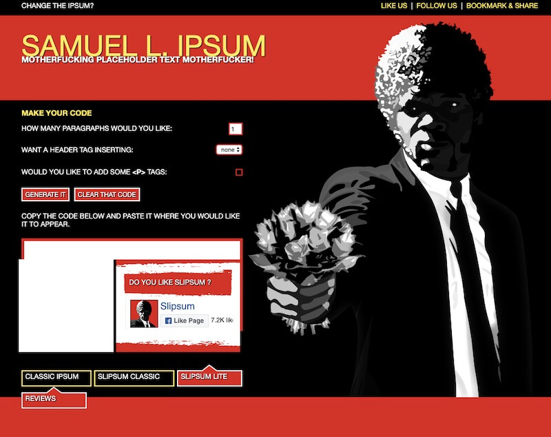 Samuel L. Ipsum