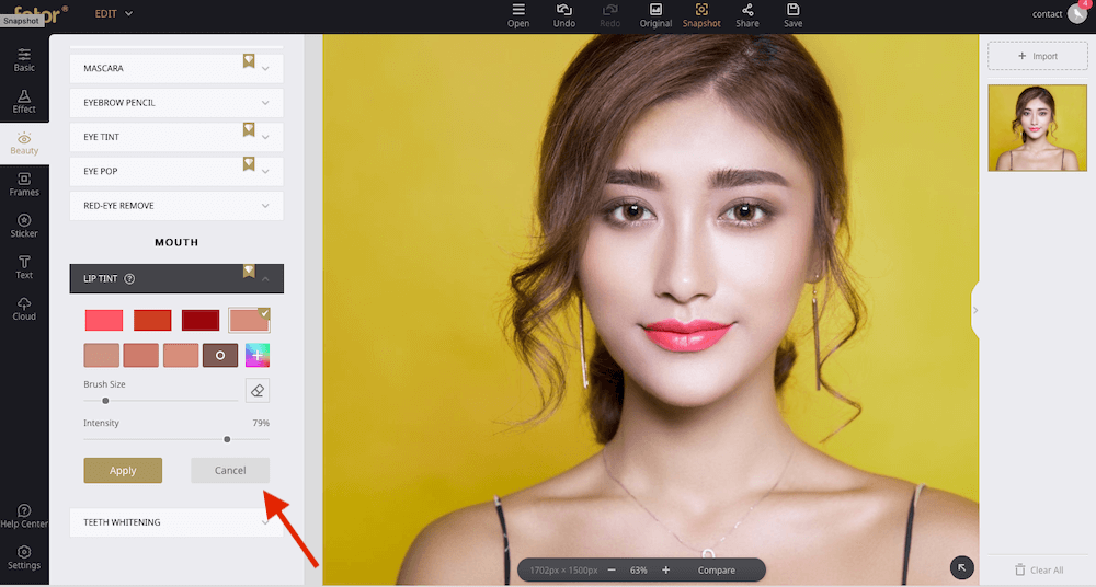 Beauty Settings Beauty Settings