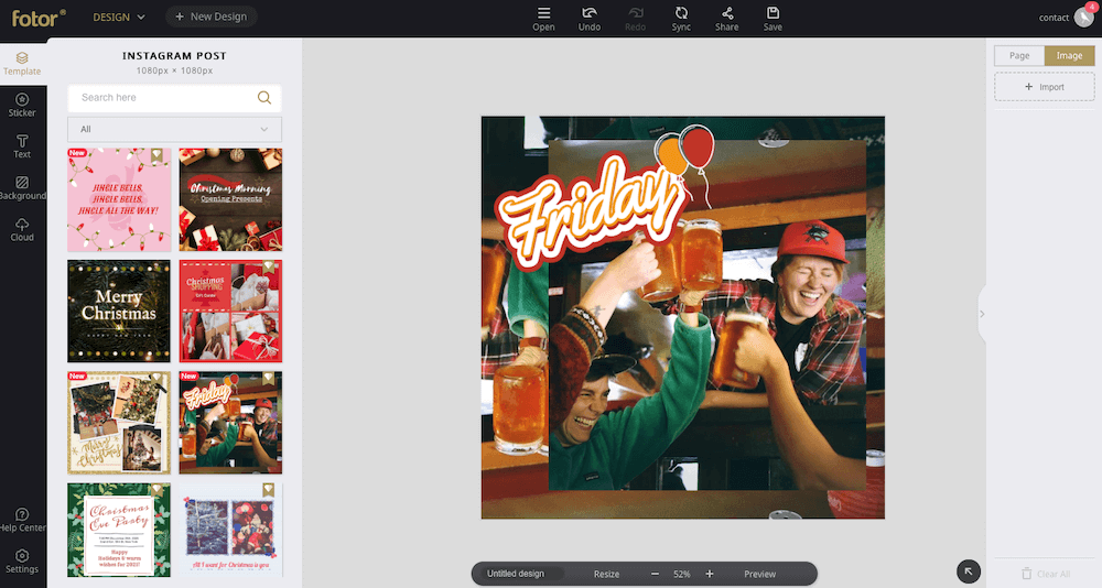 Fotor Graphic Design Dashboard Fotor Graphic Designing Interface.