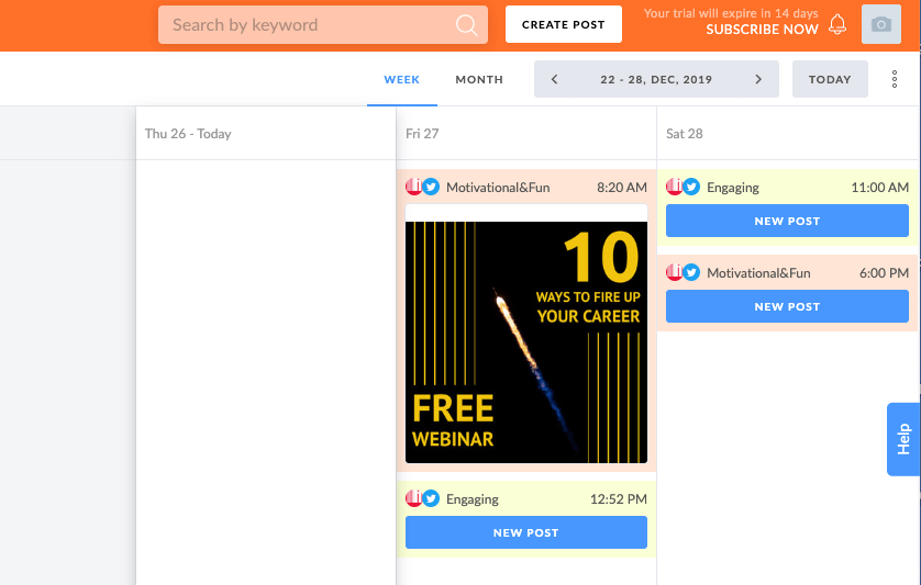 Schedule Posts Schedule Your Post