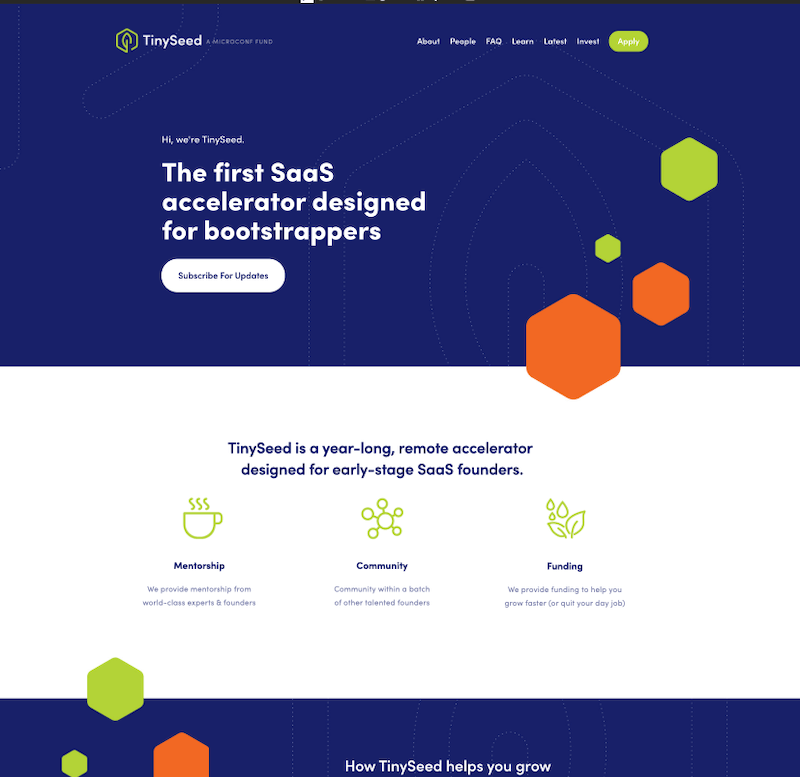 TINYSEED Squarespace design TINYSEED Squarespace design