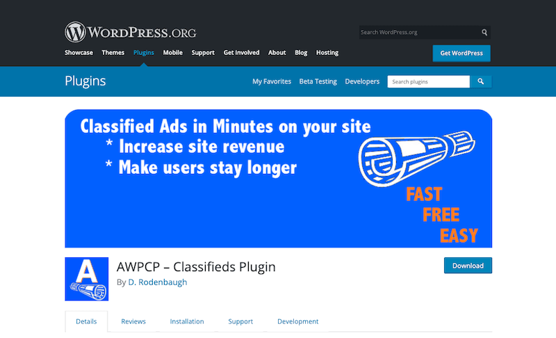 AWPCP Classifieds Plugin