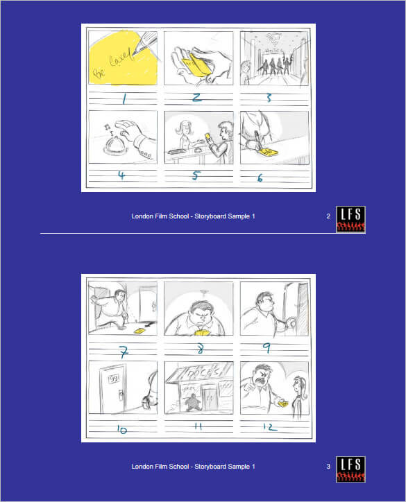 Animation-Movie-StoryBoard-Template