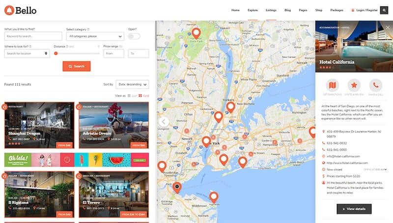 Bello Directory Theme Bello Directory Theme