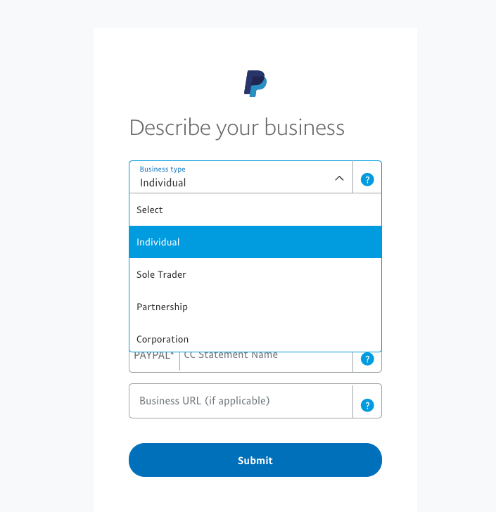 Business details Business Details