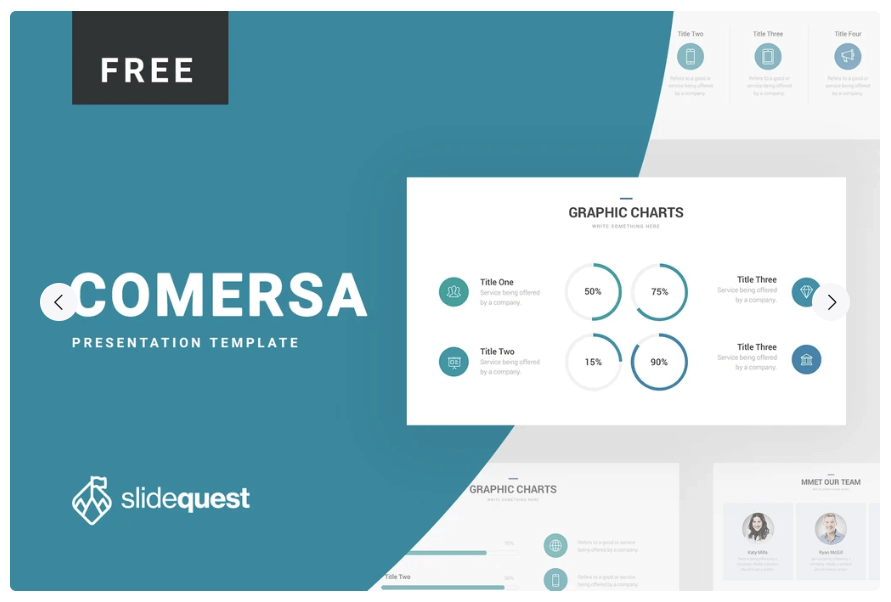 Comersa Free Pitch Deck Presentation Template Comersa Free Pitch Deck Presentation Template