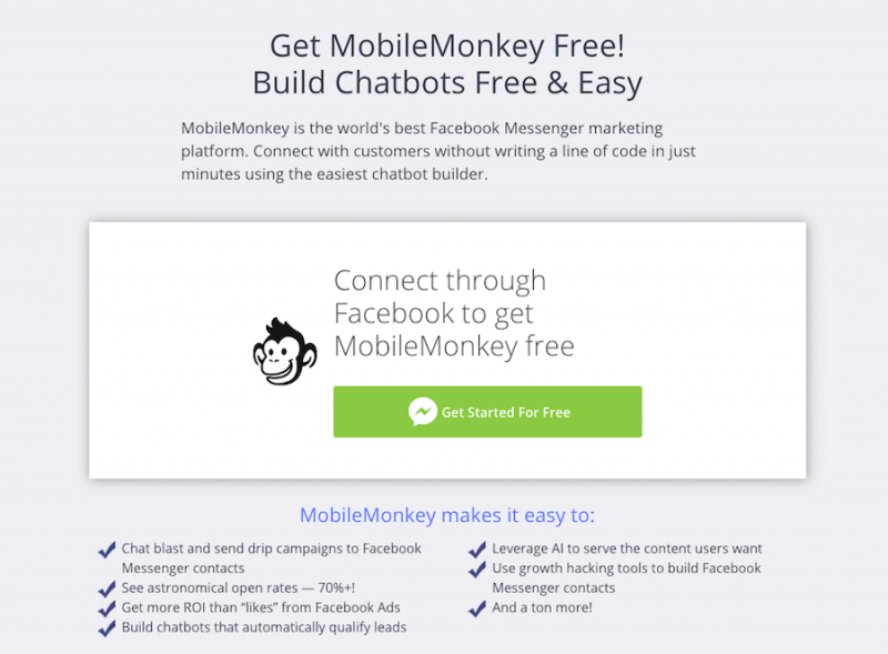 Uw MobileMonkey-account aanmaken