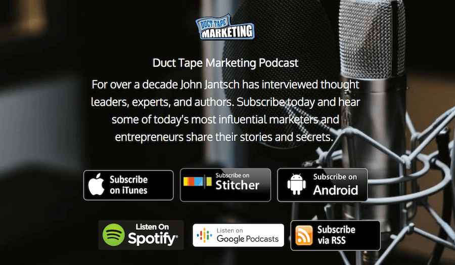 Duct Tape Marketing