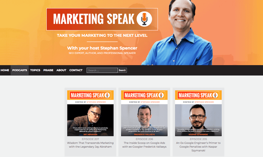 Marketing Speak Podcast