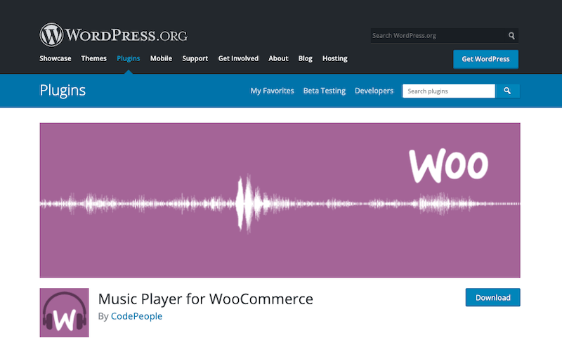 Music Player for WooCommerce Music Player for WooCommerce