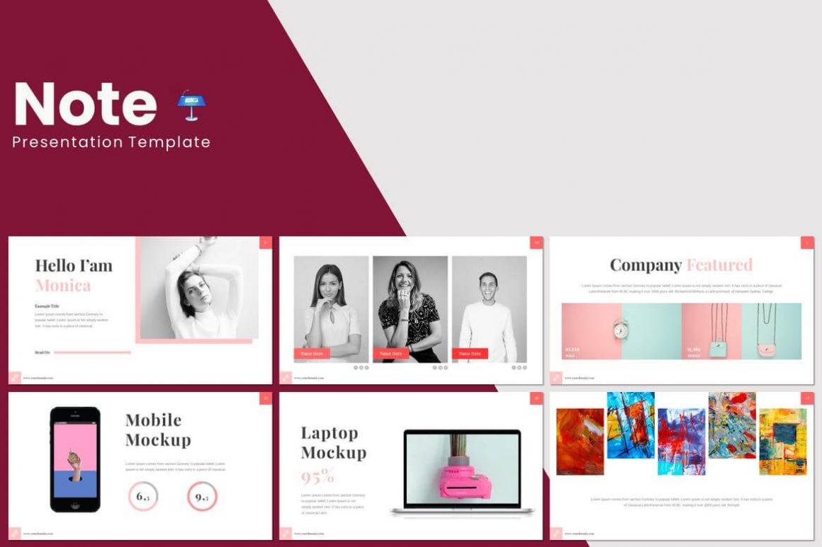 Note Keynote Template Note Keynote Template