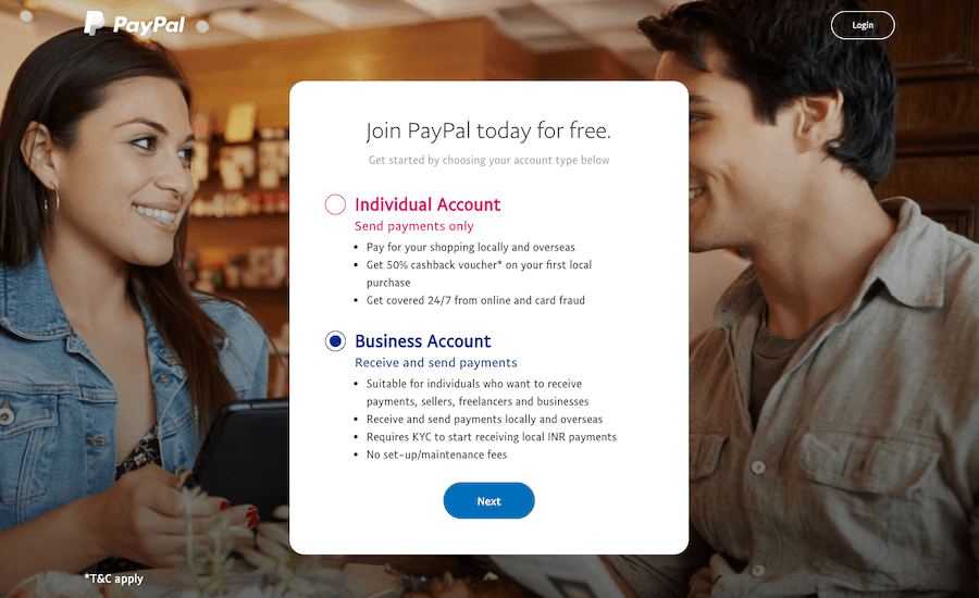 PayPal Business Account