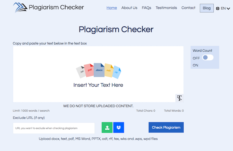 Plagiarism Checker