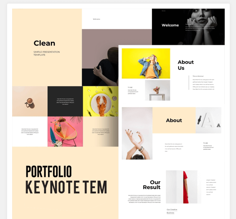 Colourful Portfolio Keynote Template