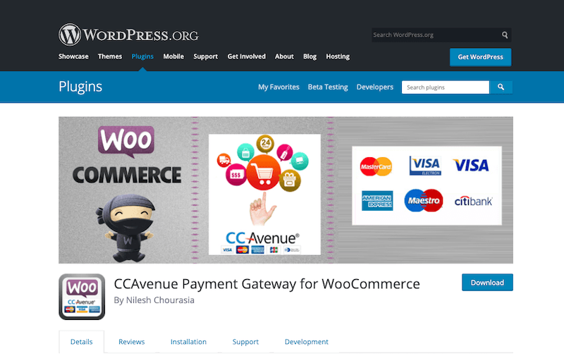 CCAvenue Payment Gateway for WooCommerce