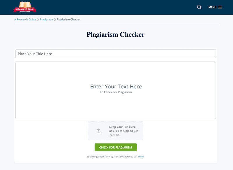 Writing Checker Tool