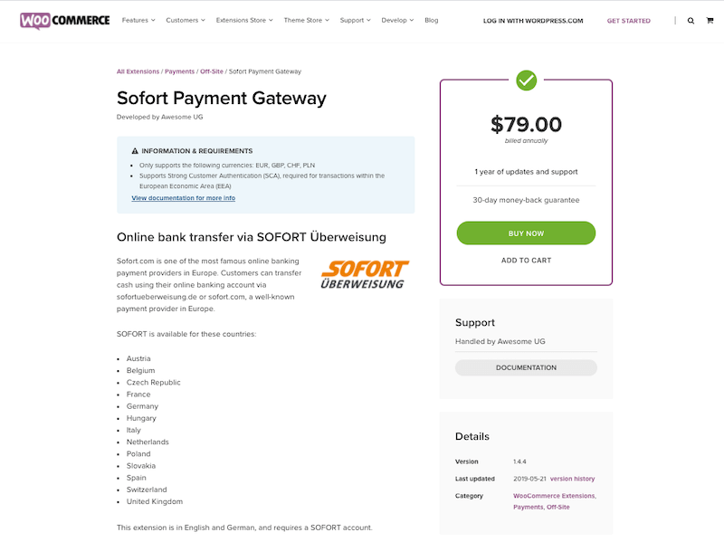 Sofort Payment Gateway