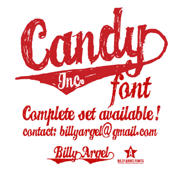 CANDY INC. Font