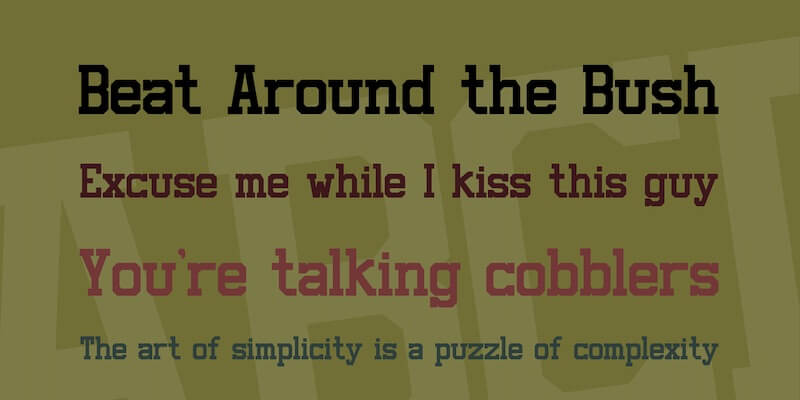 Staubach Font