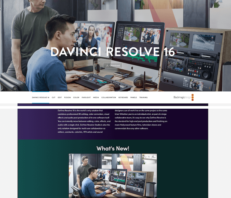 DaVinci Resolve 16 DaVinci Resolve 16