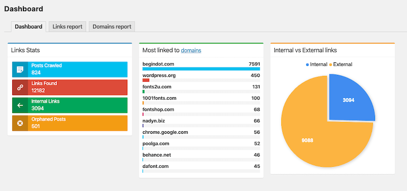 Link Whisper Report