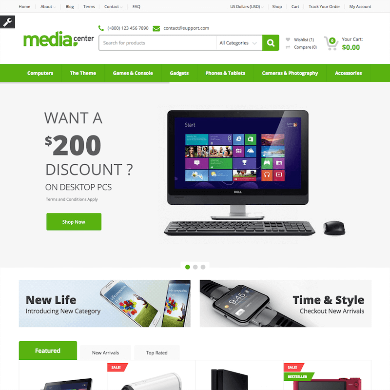 MediaCenter-Electronics-Store-WooCommerce-Theme