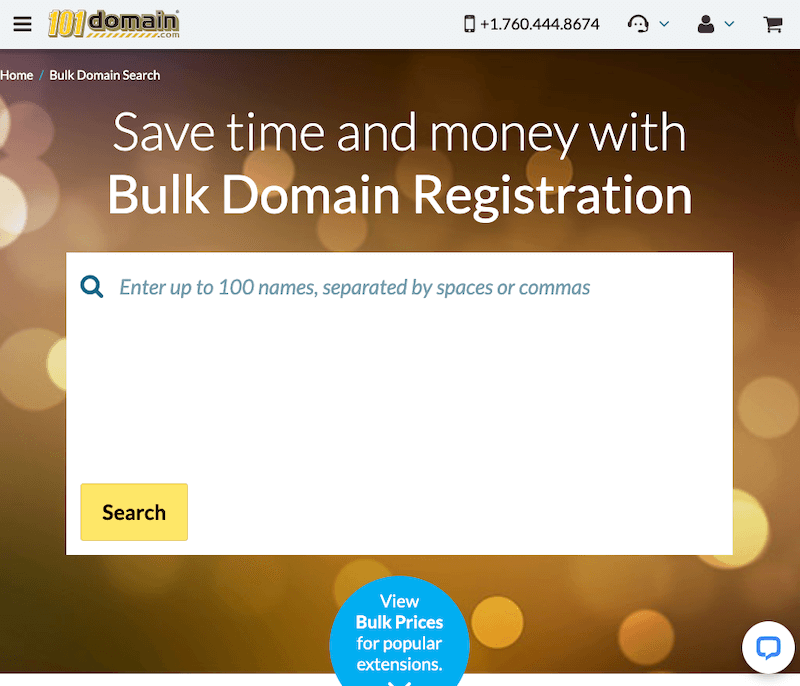 Bulk Domain Registration