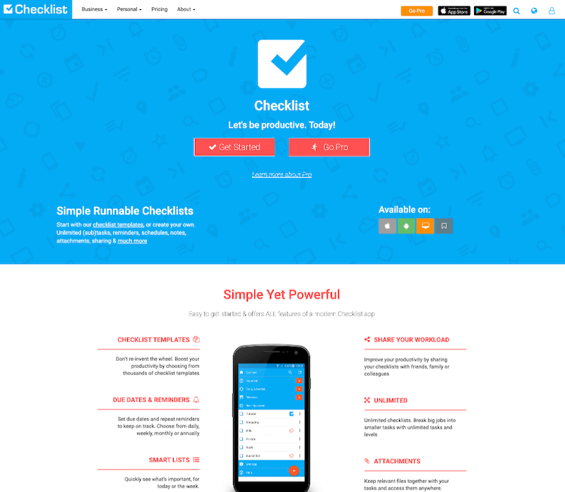 Checklist Checklist