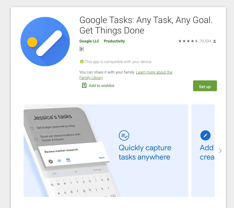 Google Tasks Google Tasks