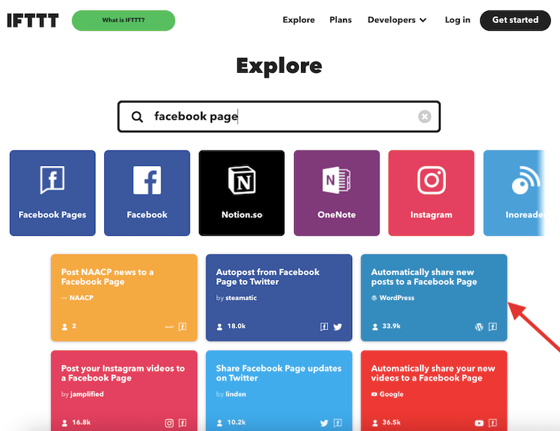 IFTTT For Facebook Sharing IFTTT For Facebook Sharing