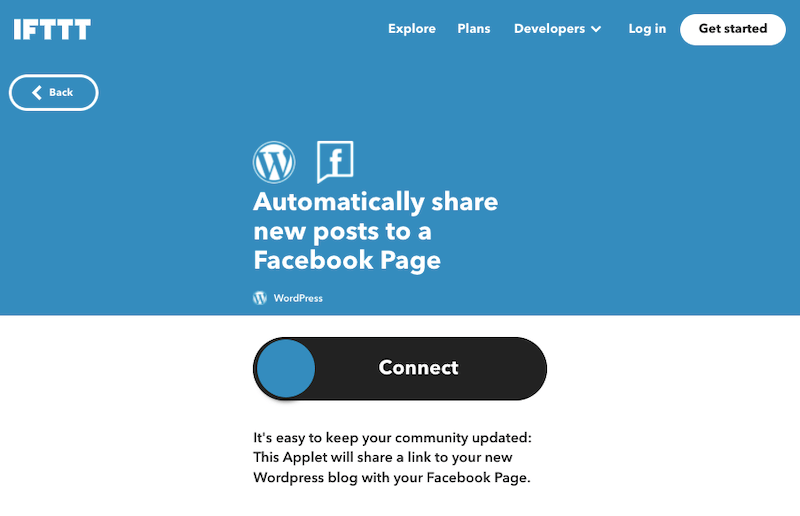 Sync Facebook Account With IFTTT Sync Facebook Account With IFTTT