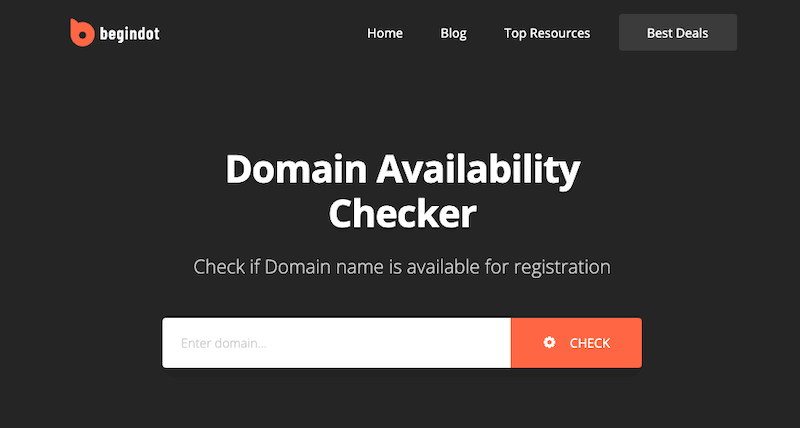 Domain Availability Checker