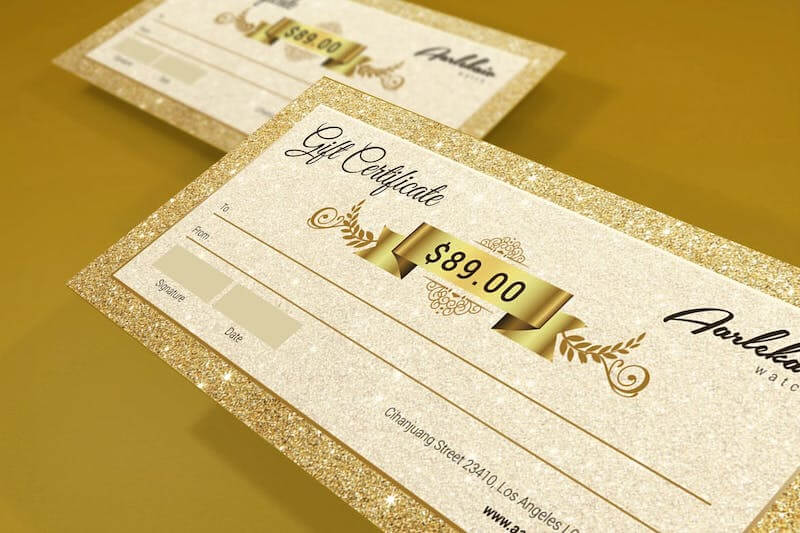 Elegant Gift Certificate