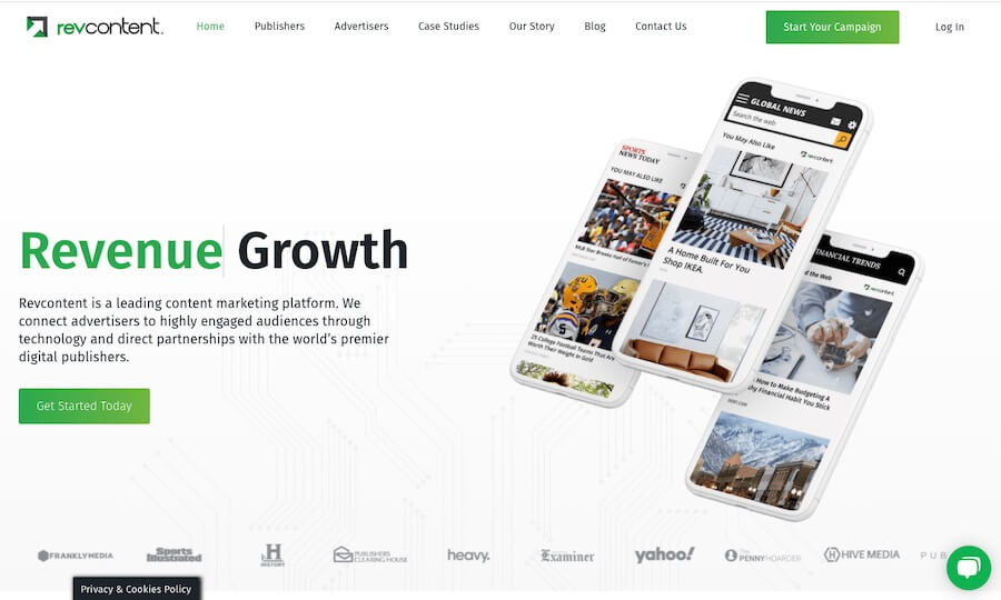 Revcontent for Publishers Revcontent for Publishers